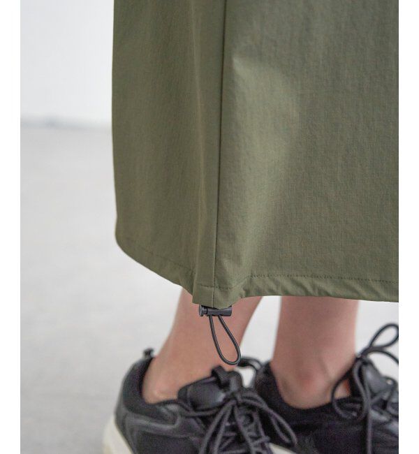 ikka「【雑誌InRed5月号掲載】リップストップカーゴスカート」|スカート|