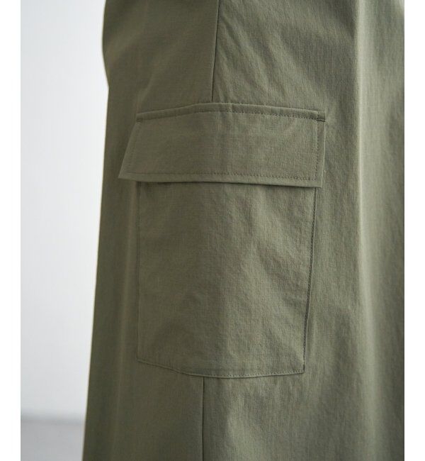 ikka「【雑誌InRed5月号掲載】リップストップカーゴスカート」|スカート|