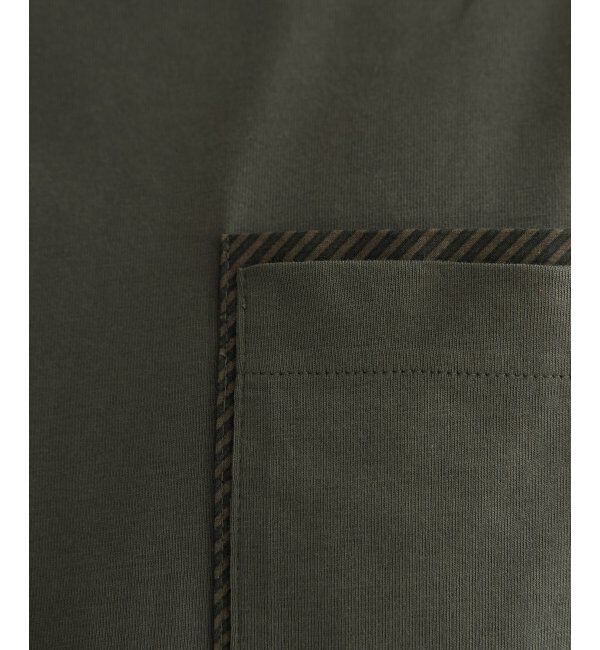 ikka「ストライプMIXポケットTシャツ」|Tシャツ・カットソー|