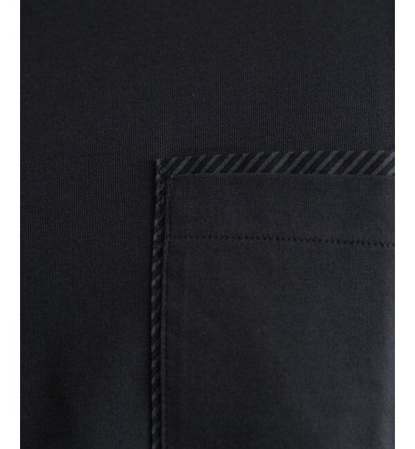 ikka「ストライプMIXポケットTシャツ」|Tシャツ・カットソー|