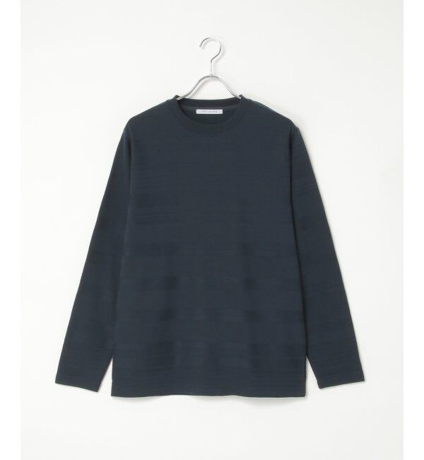 IKKA LOUNGE「ランダムリップルボーダーロンT」|Tシャツ・カットソー|