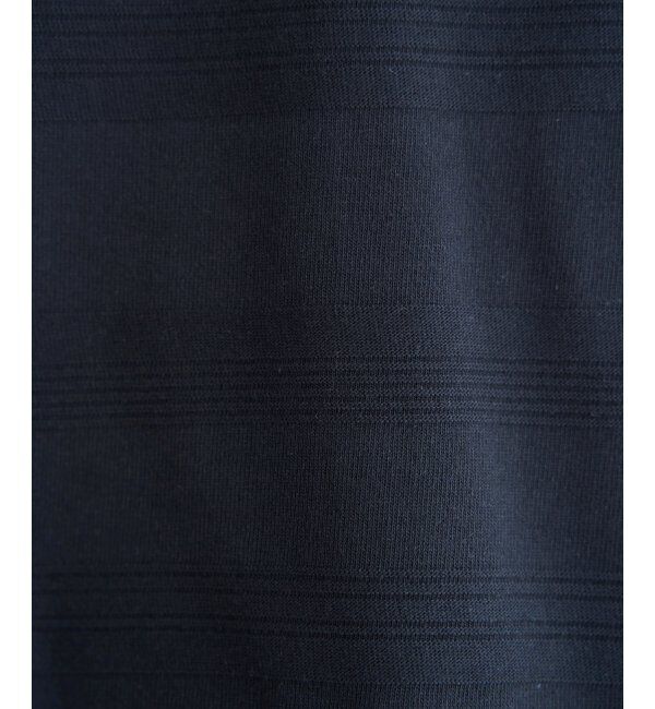 IKKA LOUNGE「ランダムリップルボーダーロンT」|Tシャツ・カットソー|