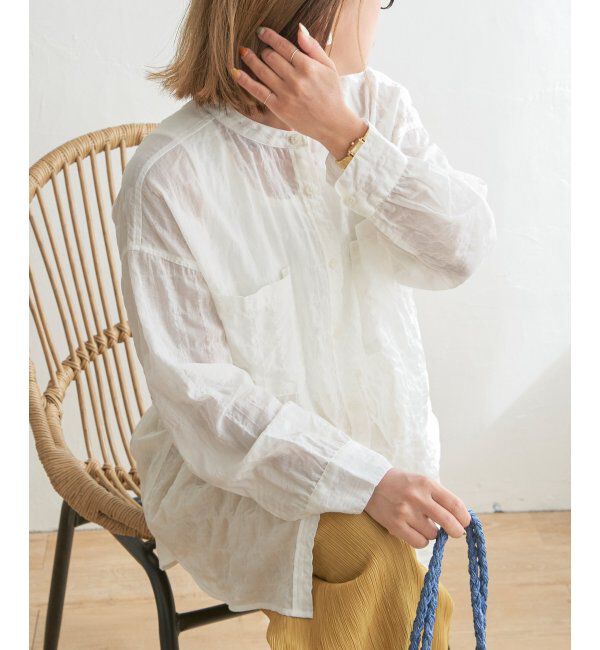 Lbc with Life「バックシャーリングロングシャツ」|シャツ・ブラウス|