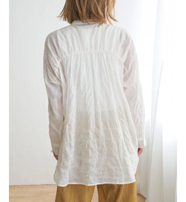 Lbc with Life「バックシャーリングロングシャツ」|シャツ・ブラウス|