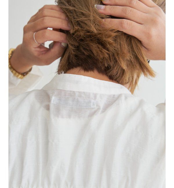 Lbc with Life「バックシャーリングロングシャツ」|シャツ・ブラウス|