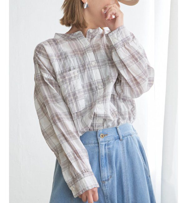 Lbc with Life「バックシャーリングロングシャツ」|シャツ・ブラウス|