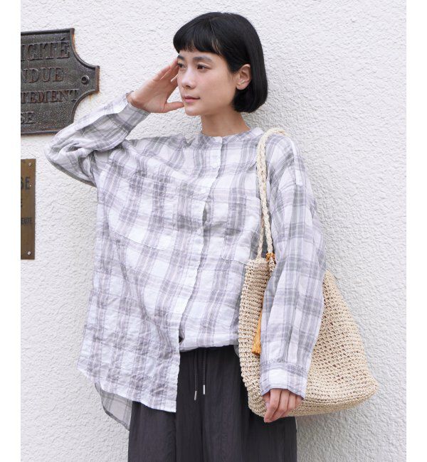 Lbc with Life「バックシャーリングロングシャツ」|シャツ・ブラウス|ソノタD