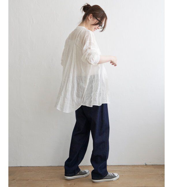 Lbc with Life「バックシャーリングロングシャツ」|シャツ・ブラウス|