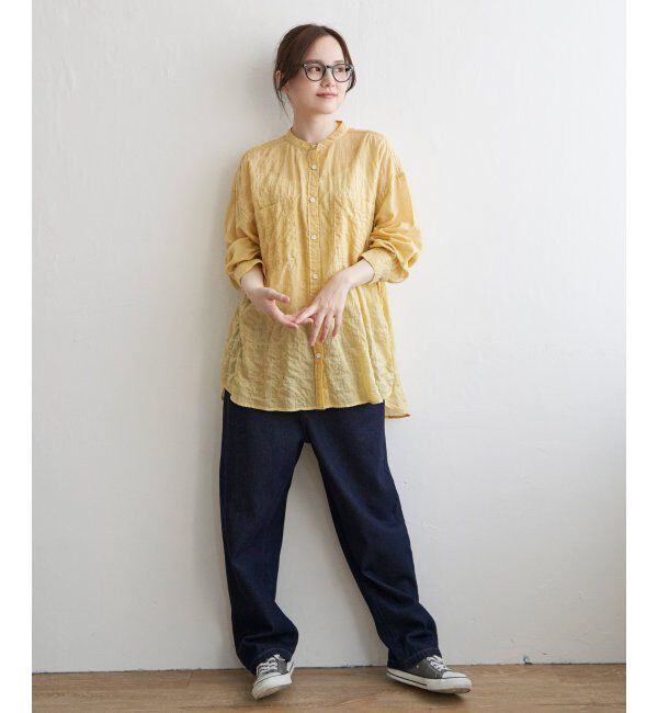 Lbc with Life「バックシャーリングロングシャツ」|シャツ・ブラウス|