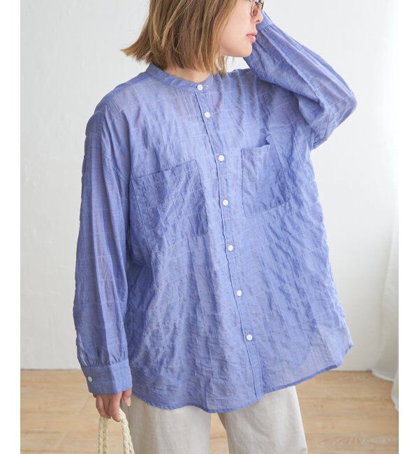 Lbc with Life「バックシャーリングロングシャツ」|シャツ・ブラウス|