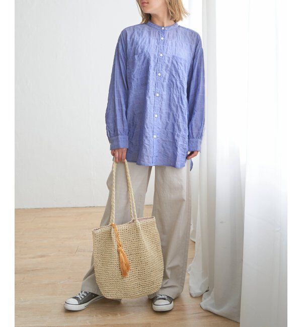 Lbc with Life「バックシャーリングロングシャツ」|シャツ・ブラウス|