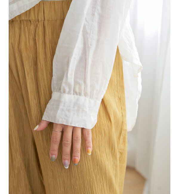 Lbc with Life「バックシャーリングロングシャツ」|シャツ・ブラウス|