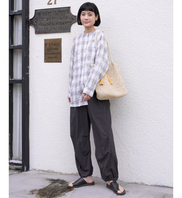 Lbc with Life「バックシャーリングロングシャツ」|シャツ・ブラウス|