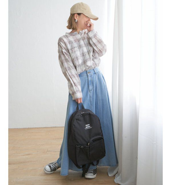 Lbc with Life「バックシャーリングロングシャツ」|シャツ・ブラウス|