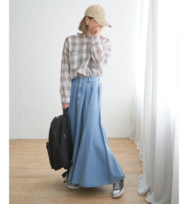 Lbc with Life「バックシャーリングロングシャツ」|シャツ・ブラウス|