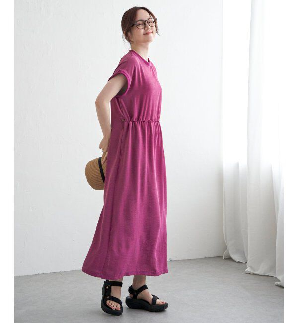 Lbc with Life「ワッシャースピンドルリブワンピース」|ワンピース|