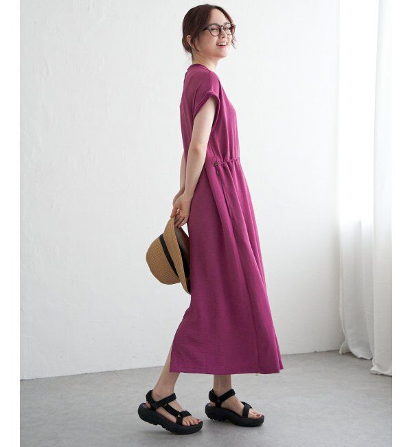 Lbc with Life「ワッシャースピンドルリブワンピース」|ワンピース|