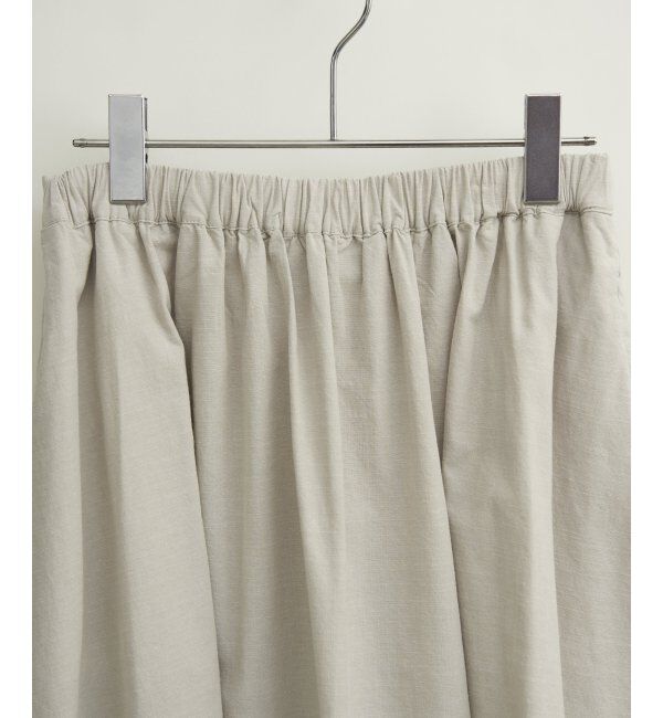 Lbc with Life「コットンシャンブレーギャザースカート」|スカート|