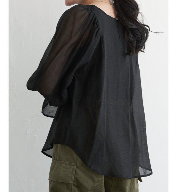 VENCE share style「袖フレアブラウス」|シャツ・ブラウス|