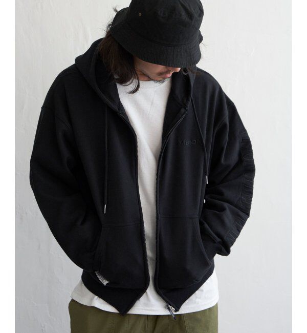 VENCE share style「VISION STREET WEAR ビジョンストリートウェア マグロゴジップパーカー」|パーカー|ブラック