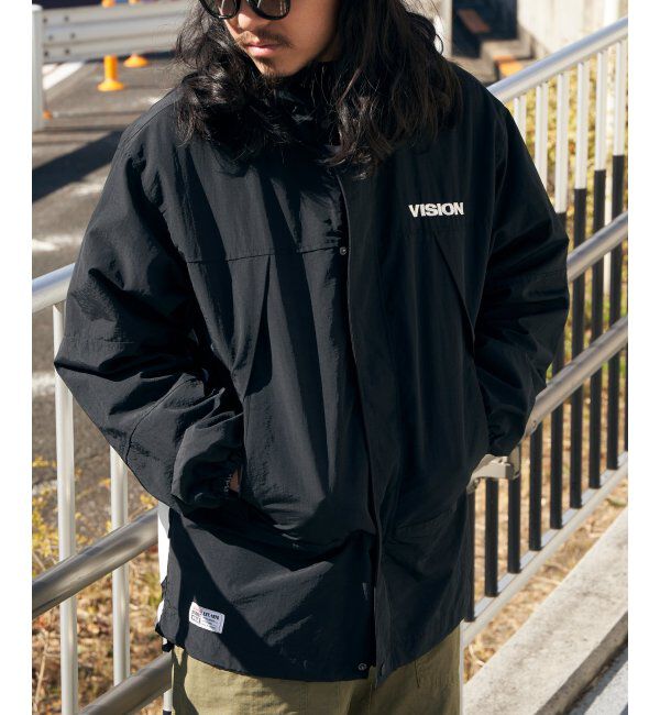 VENCE share style「VISION STREET WEAR ヴィジョンストリートウェア フードナイロンジャケット」|ブルゾン・スタジャン|