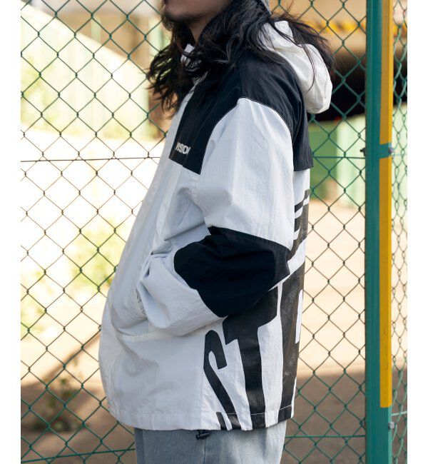 VENCE share style「VISION STREET WEAR ヴィジョンストリートウェア フードナイロンジャケット」|ブルゾン・スタジャン|