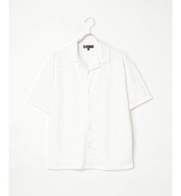 VENCE share style「透かし幾何学カットシャツ」|シャツ・ブラウス|