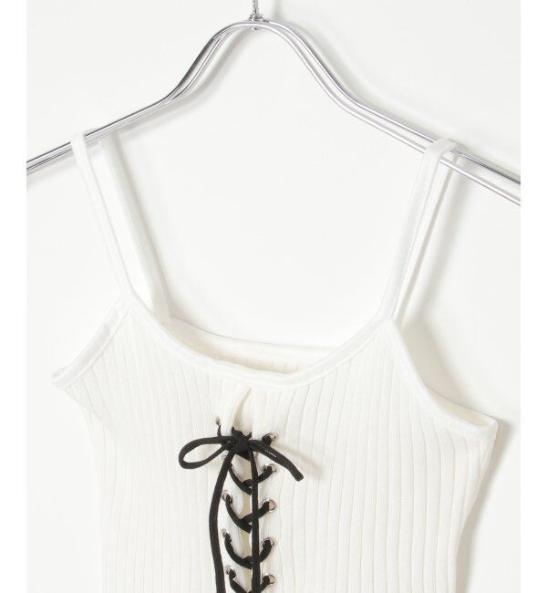VENCE share style「レースアップキャミソール」|タンクトップ|