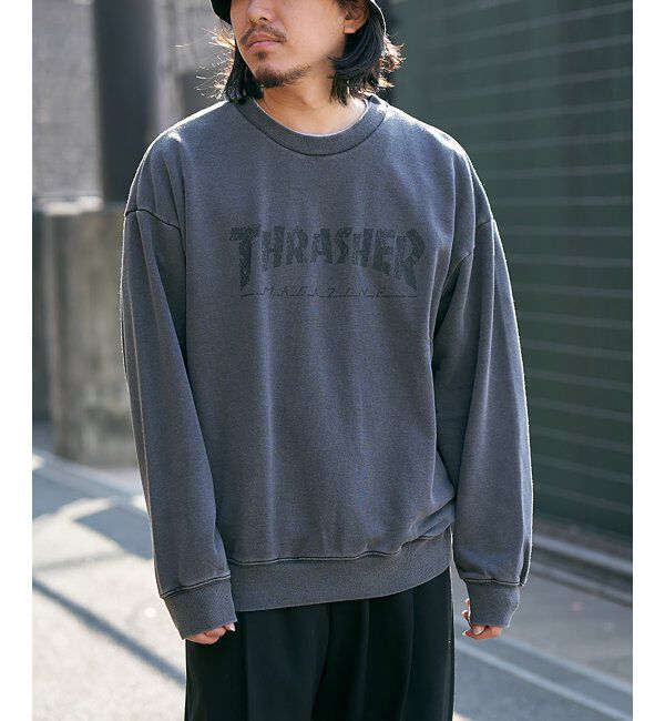 VENCE share style「THRASHER スラッシャー ピグメントスウェット」|スウェット・ジャージ|