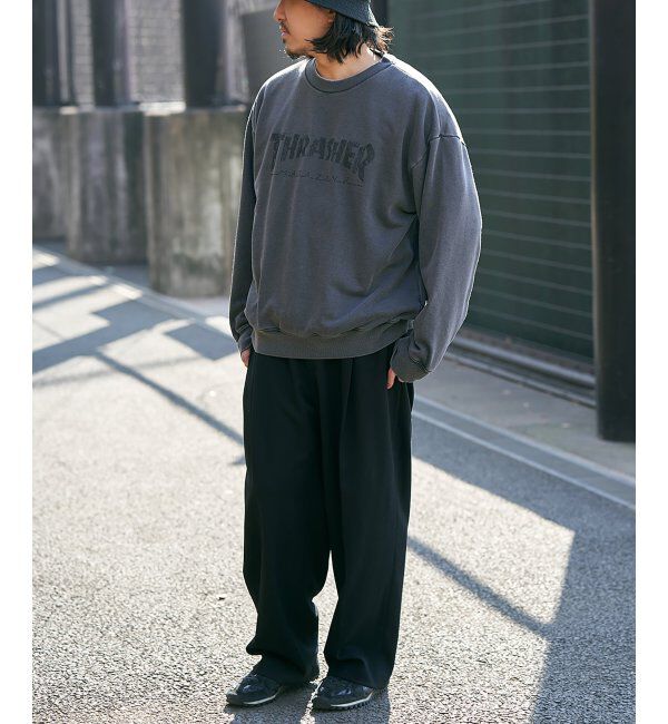 VENCE share style「THRASHER スラッシャー ピグメントスウェット」|スウェット・ジャージ|