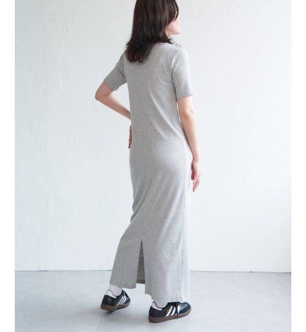 VENCE share style「リブカットソーレイヤード風ワンピース」|ワンピース|