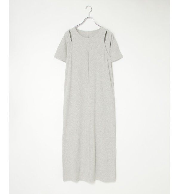 VENCE share style「リブカットソーレイヤード風ワンピース」|ワンピース|