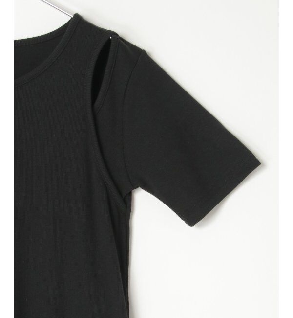 VENCE share style「リブカットソーレイヤード風ワンピース」|ワンピース|