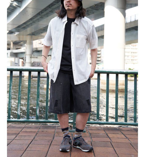 VENCE share style「PLESダメージデニムショーツ」|その他|
