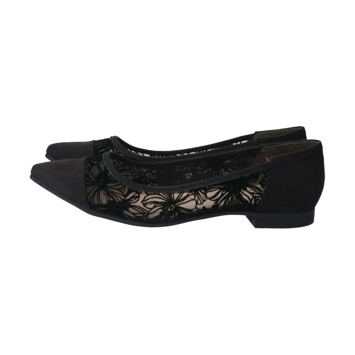 Bridget Birkin「【Bridget Birkin】レースポインテッドフラットシューズ」|パンプス|