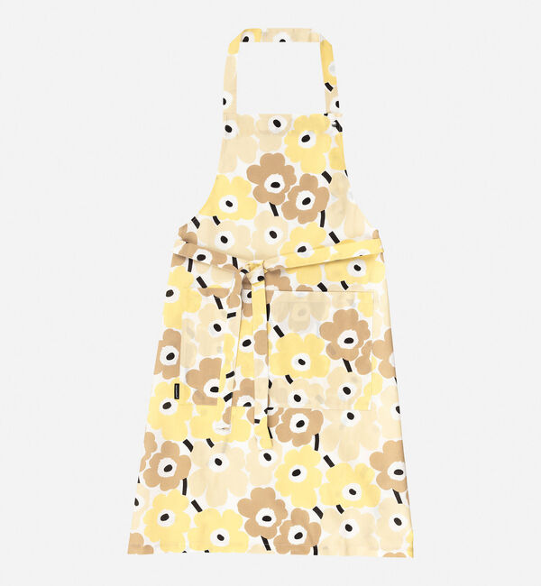 Marimekko「【日本限定】Mini Unikko エプロン」|その他|ﾍﾞｰｼﾞｭ&times;ﾗｲﾄｲｴﾛｰ