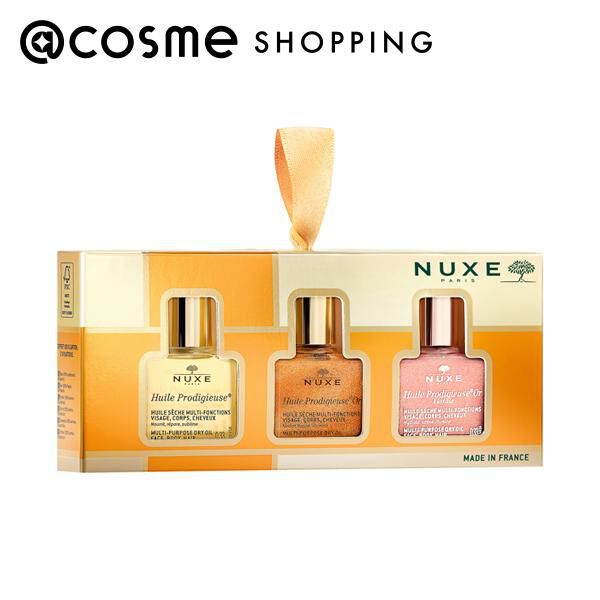 ニュクス「ニュクス プロディジュー オイル ミニ ゴールドコレクション (10mL・10mL・10mL)」|洗い流さないトリートメント|その他