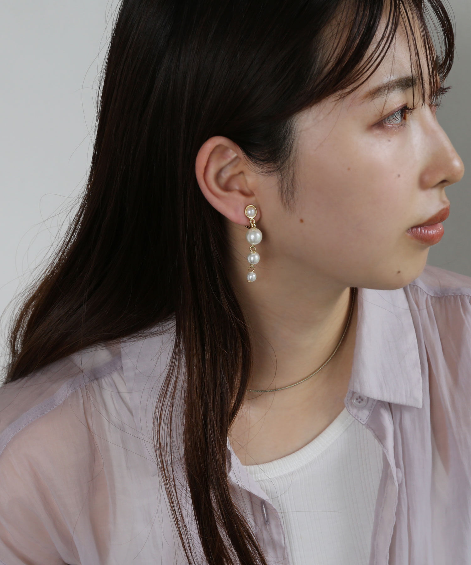 colleca la「グラデーションパールイヤリング」|イヤリング|