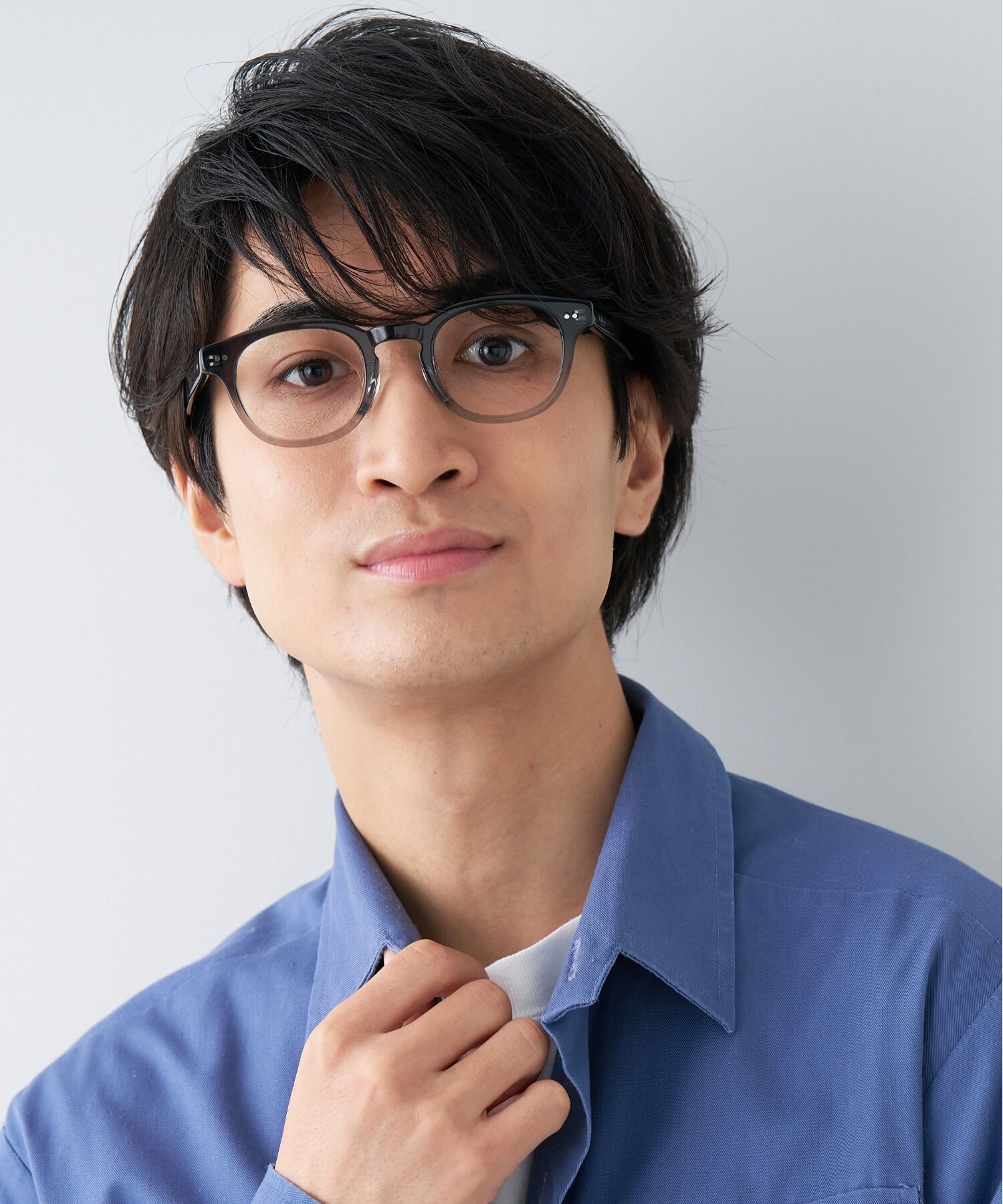  「ウェリントン型 ｜太縁メガネ｜黒縁メガネ｜ ユニセックス｜CLASSIC レンズ交換券付き」|メガネ|