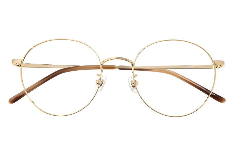  「ボストン型 メガネ｜メタルフレーム ｜Zoff CLASSIC レンズ交換券付き」|メガネ|