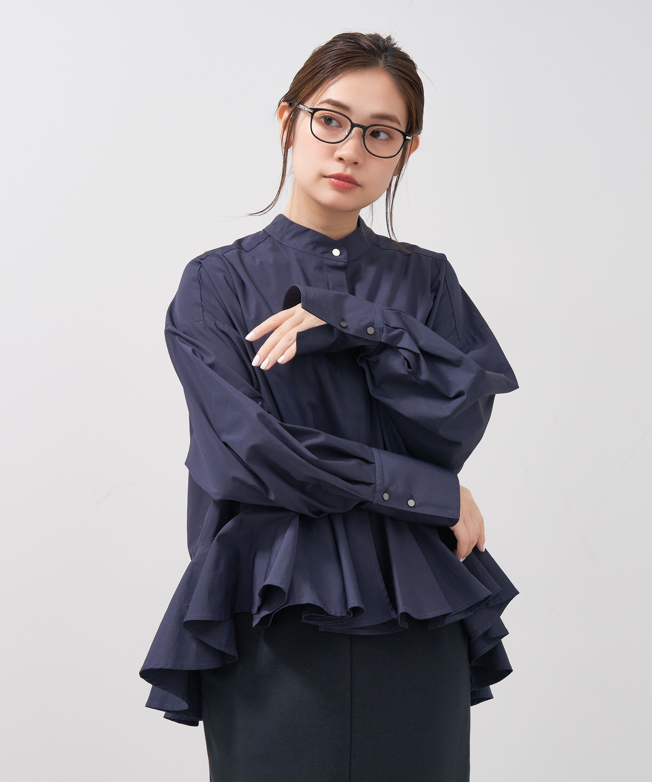  「ウェリントン型 メガネ｜上品で高級感のある 大人可愛いメガネ フェミニン レンズ交換券付き STANDARD MUSE」|メガネ|