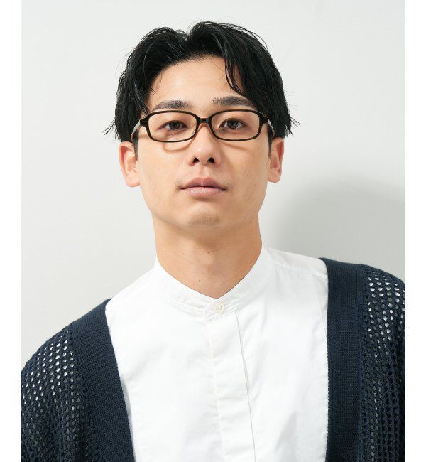  「スクエア型 メガネ｜ユニセックス 上質感のあるフレーム  レンズ交換券付」|メガネ|