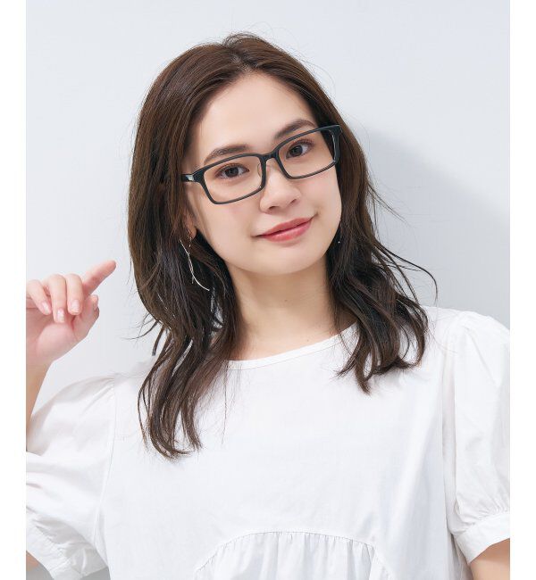 「スクエア型 メガネ｜ユニセックス 上質感のあるフレーム  レンズ交換券付」|メガネ|