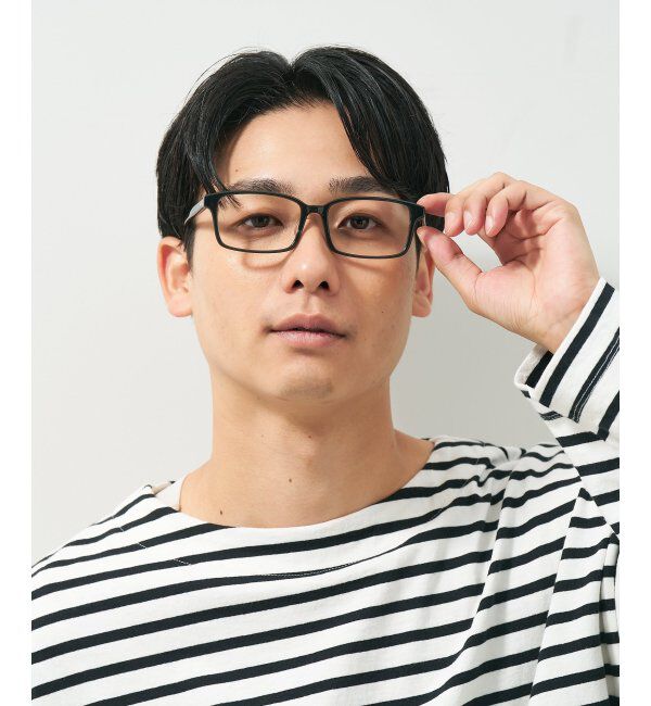  「スクエア型 メガネ｜ユニセックス 上質感のあるフレーム  レンズ交換券付」|メガネ|