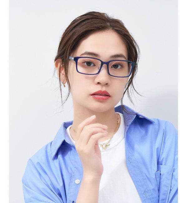  「スクエア型 メガネ｜ユニセックス 上質感のあるフレーム  レンズ交換券付」|メガネ|