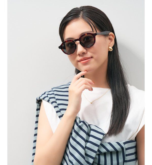  「ボストン型 クラウンパント サングラス (偏光機能搭載) Zoff | YURIE OUTDOOR EDITION」|サングラス|