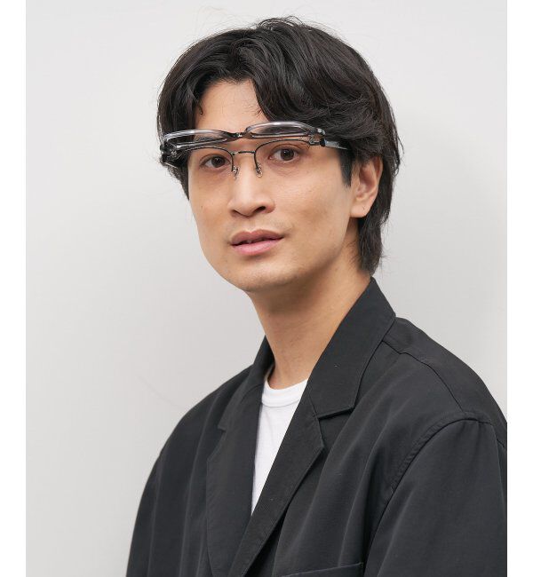  「Zoff｜メガネ｜伊達・度付きメガネ｜読書｜FLIPUP(跳ね上げ式) レンズ交換券付」|メガネ|