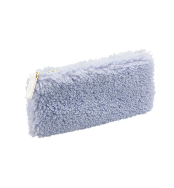  「ボアポーチ｜メガネ・サングラスケース｜もこもこ 化粧ポーチ｜ギフト」|サングラス|ブルー