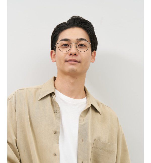  「[中顔面短縮みえメガネ]Zoff｜メガネ｜メタルフレーム 伊達・度付き｜FASHION METAL レンズ交換券付」|メガネ|