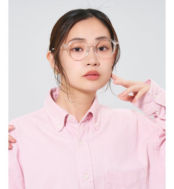  「ボストン型メガネ｜レディース 女性用 可愛い リボン パステル｜Zoff｜SWEET レンズ交換券付」|メガネ|